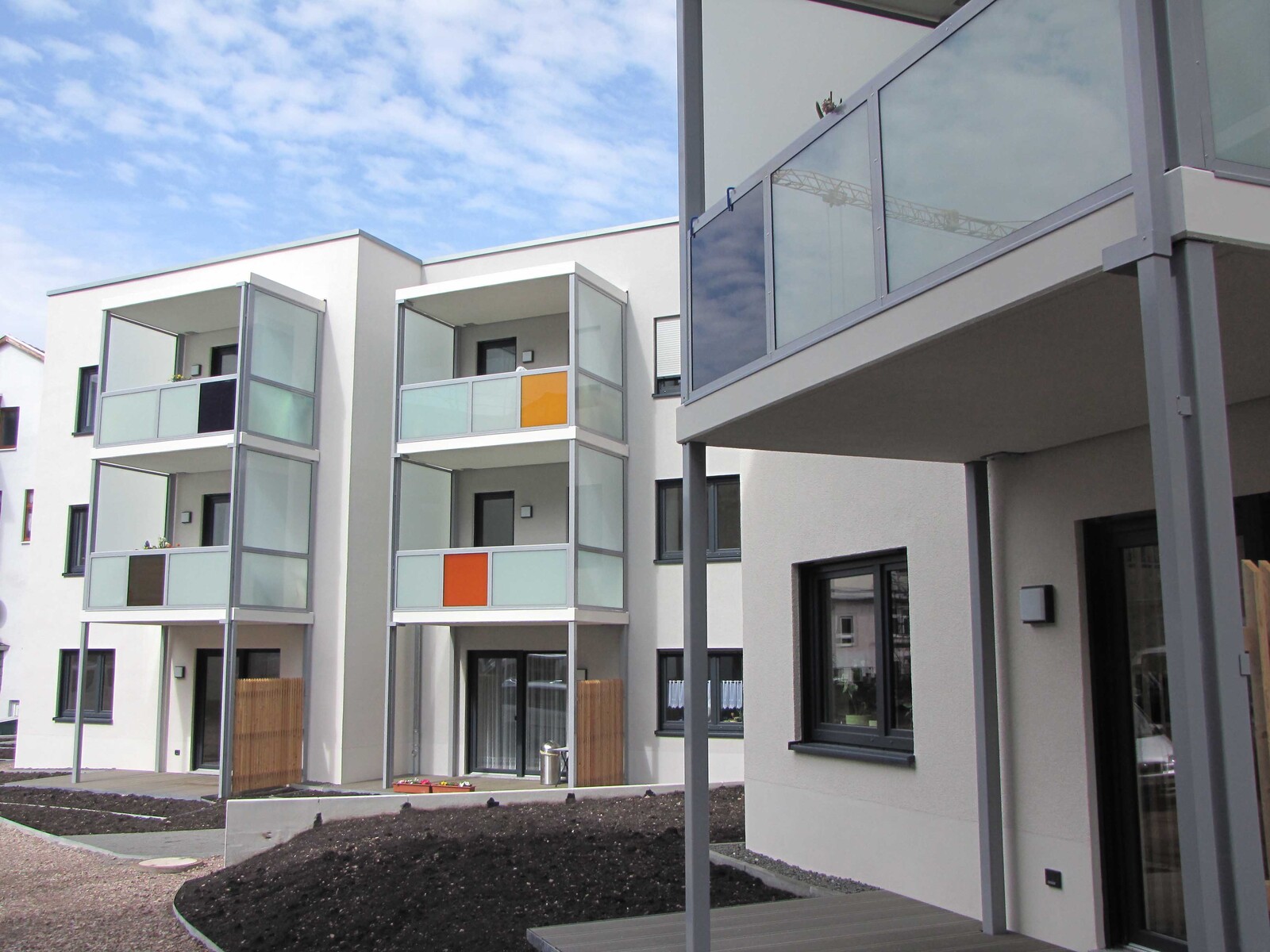 Gotha, Brühl 9-15 Hofseite fast fertig