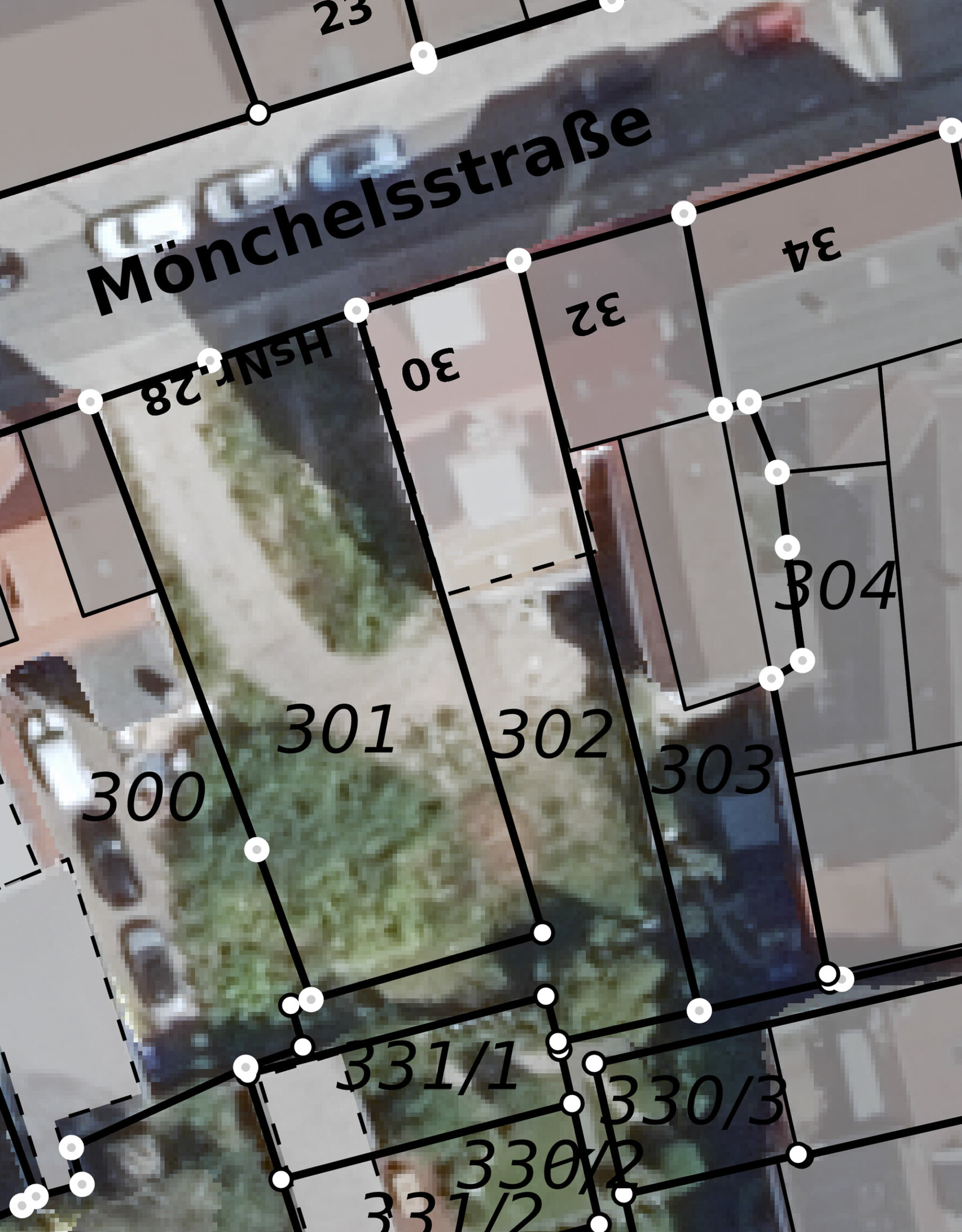 Lageplanauszug Gotha, Mönchelsstr. 30, Geoproxy Thüringen